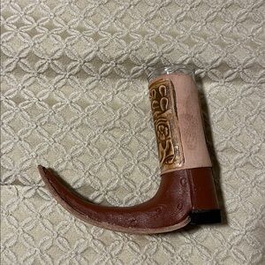 Leather Sole with Mexican Design tequila shot glass